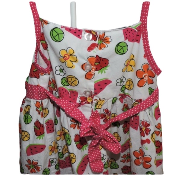 So La Vita Sundress Sleeveless Watermelon 4T - Picture 4 of 7